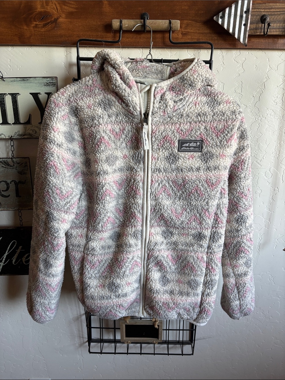 Eddie Bauer fleece zip hoodie